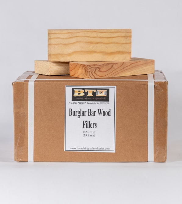 Wood Fillers for burglar Bar Door
